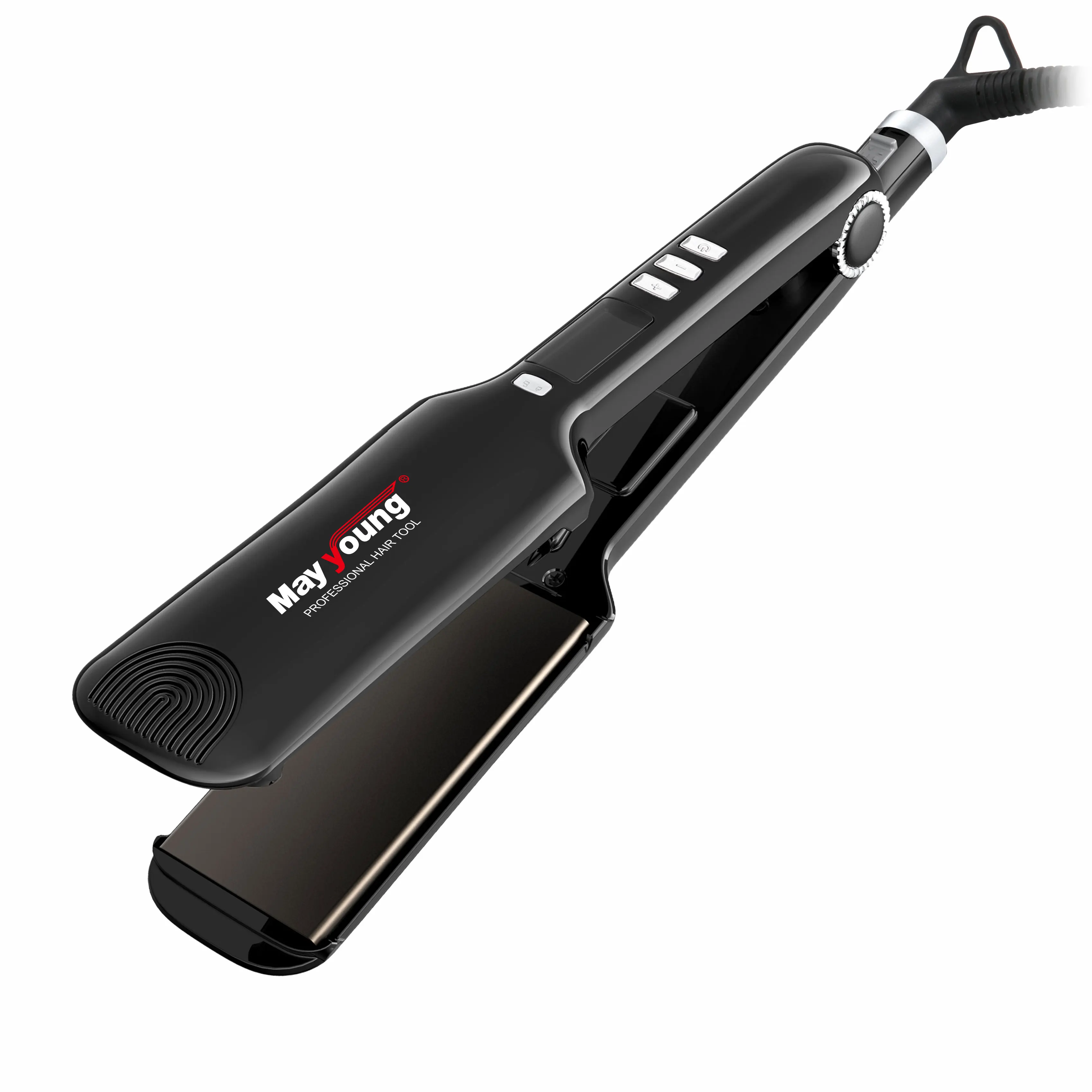 M527A Hot sell MCH heater LCD display floating plates negative ionic hair straightener