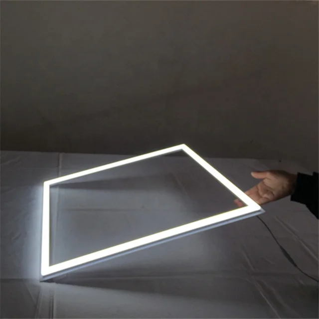 High Brightness iraq aluminum smart flat ceiling frame 3 color 36w 600x600mm 60x60cm backlit led panel light
