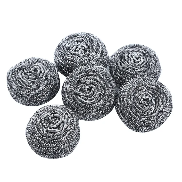 China Iron Bull Substitude Cleaning Ball Scourer Manufacturer Dollar Penny Sale Stainless Steel Scrubber