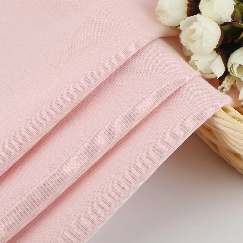 T-shirt Double Cloth 180gsm Lightweight 50s Cotton Nylon Fabric Knit Supplier Manufacturer