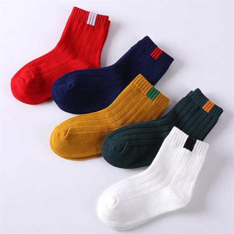 Wholesale Cheap Price  5 Pairs One Set Girl Socks Cotton Baby Sock In Stock Items Spring Baby Socks