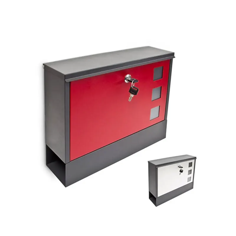 Black Wholesale Mail Box Outdoor Mailbox Stainless Steel American Mailbox
