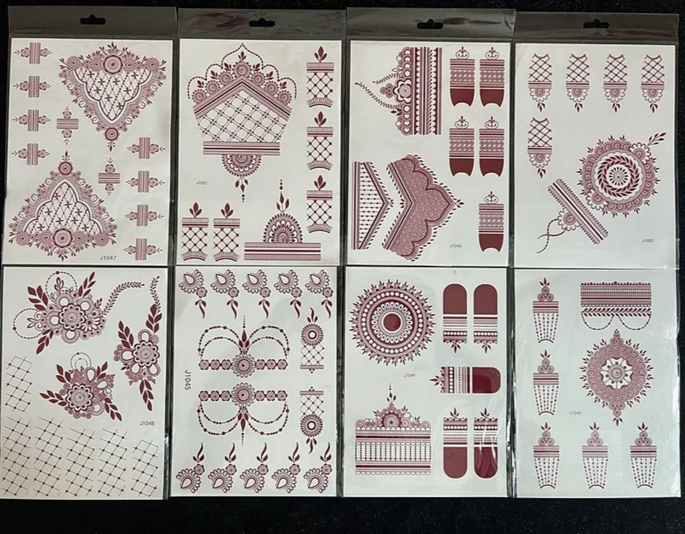 Wedding Water Transfer Smart Sticker Temporary Waterproof Sexy Henna Lace Tattoo Sticker