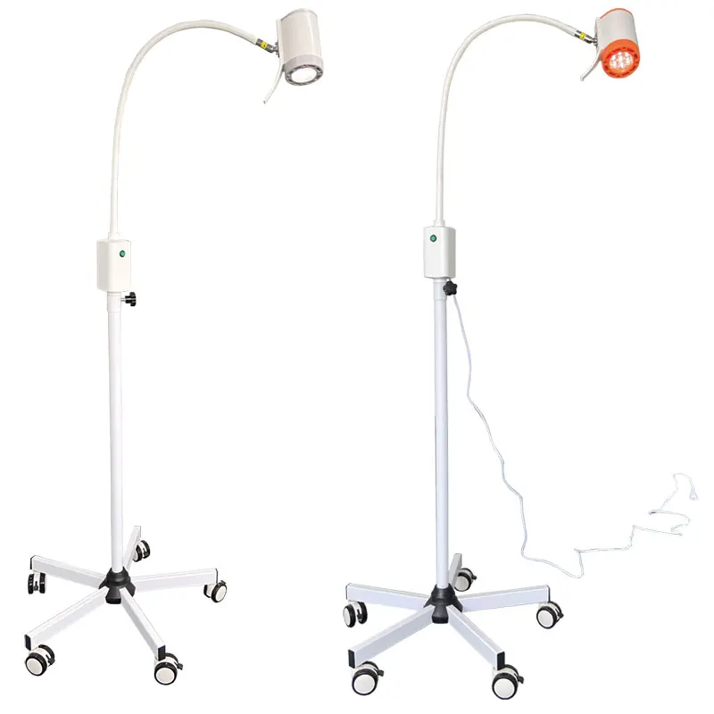 7 LED bulbs  Goose neck Medical Equipment LED minor Surgical Lamp Ks-Q7  Mobile type for ENT,gynaecology in Clinic, hospital