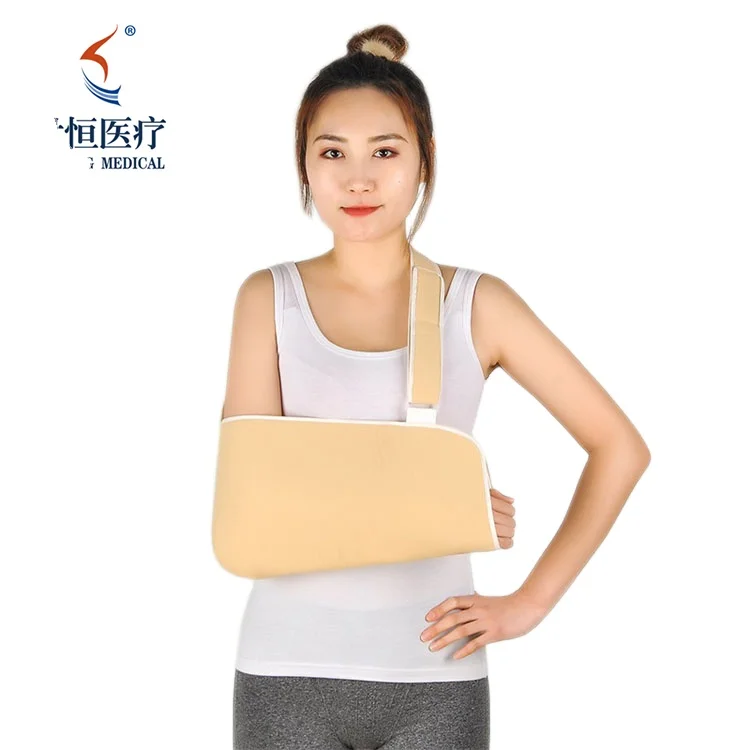 production of high quality and low price fixed arm medical adjustable arm sling breathable good spot direct sales