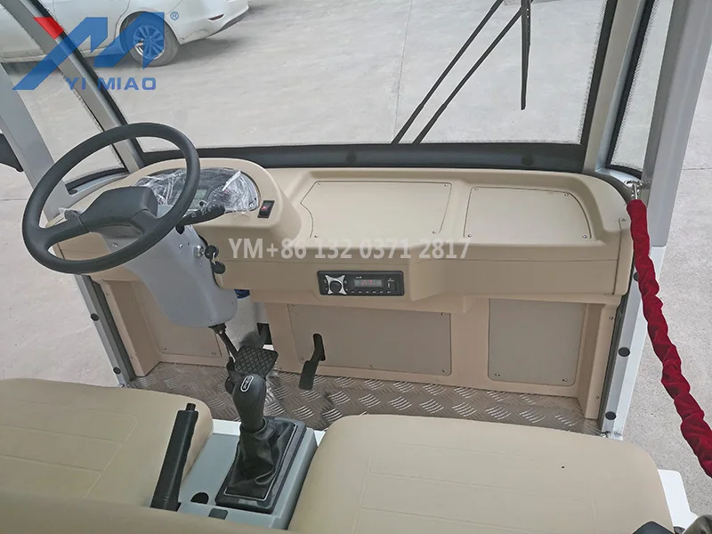 14 passager Электрический курорт автомобиля/экскурсионный автобус/туристский электрический автомобиль для продажи