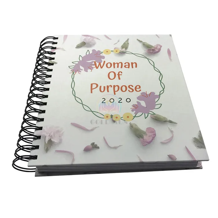 Best Seller Custom logo Planner Agenda 2025 Spiral Softcover/Hardcover Journal Notebook Printing