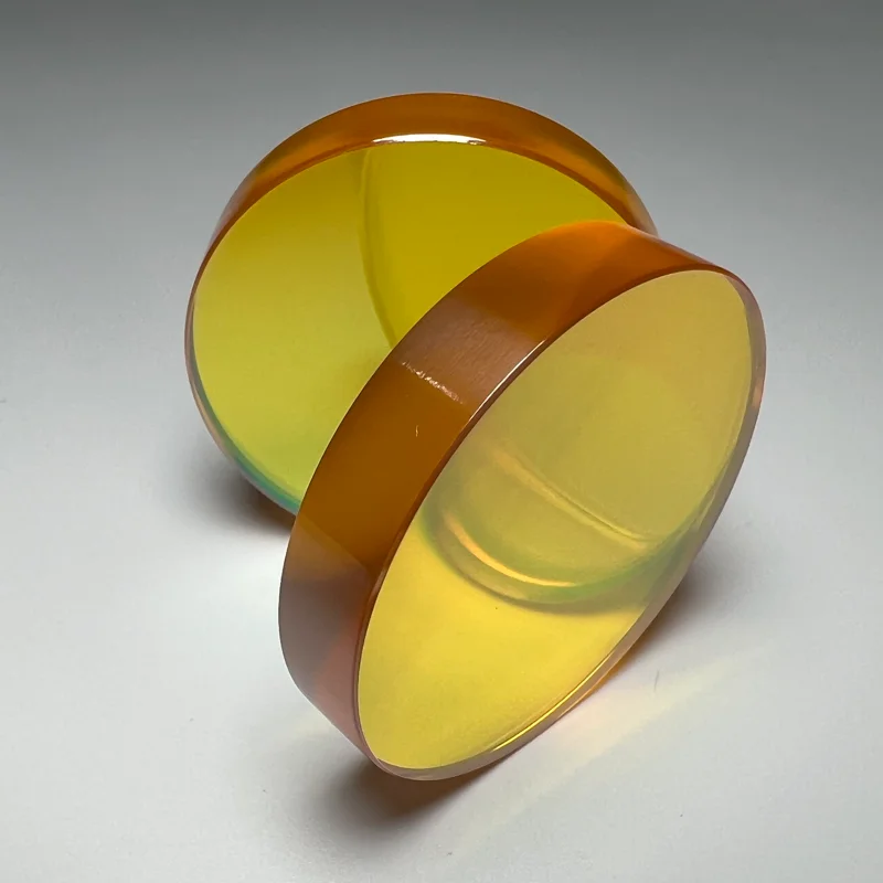 D38.1mm F101.6mm dia 20mm 25mm ZnSe window film infrared lens CO2 ZnSe laser lens imported optical Zinc selenide