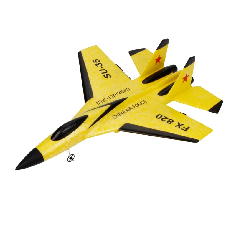 FX820 RC SU-35 2.4G Airplane Remote Control Toys 2CH EPP Foam Flying Fighter Rc Glider Plane Toy