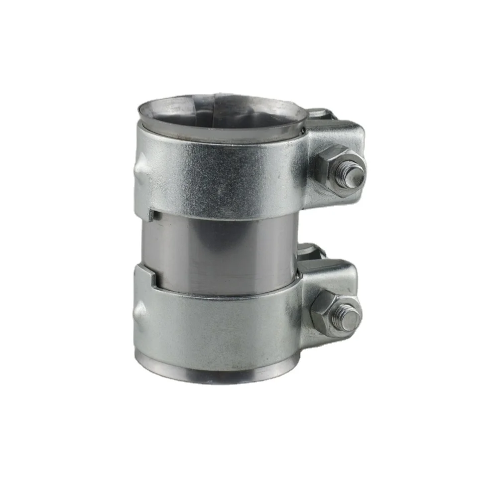 OEM High Strength SS304 Exhaust Sleeve with Three-Layer Walls Metal and Aluminium Pipe Clamp for Heavy Duty Usage