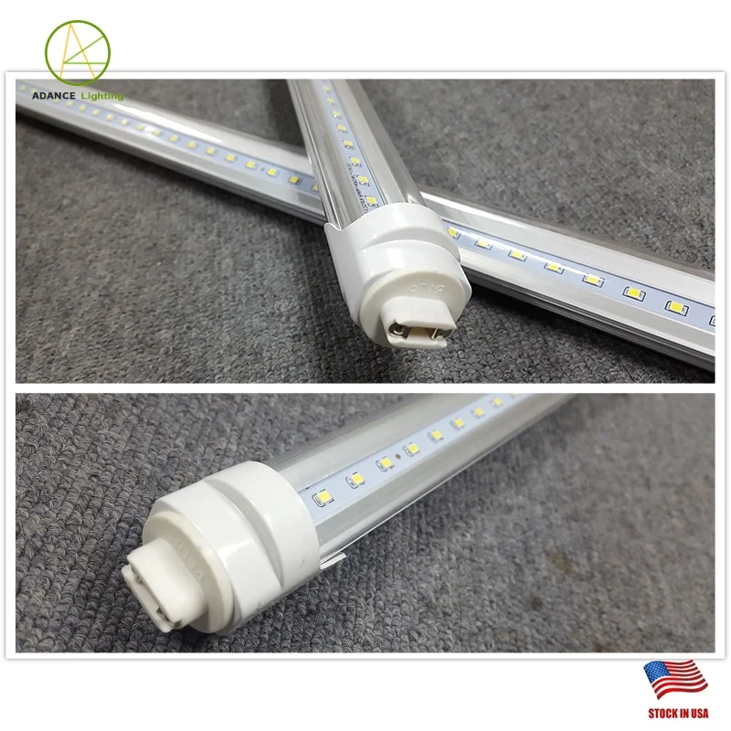 Advance lighting most popular North American high brightness G13 R17D FA8 2400mm 45W T8 LED tube light
