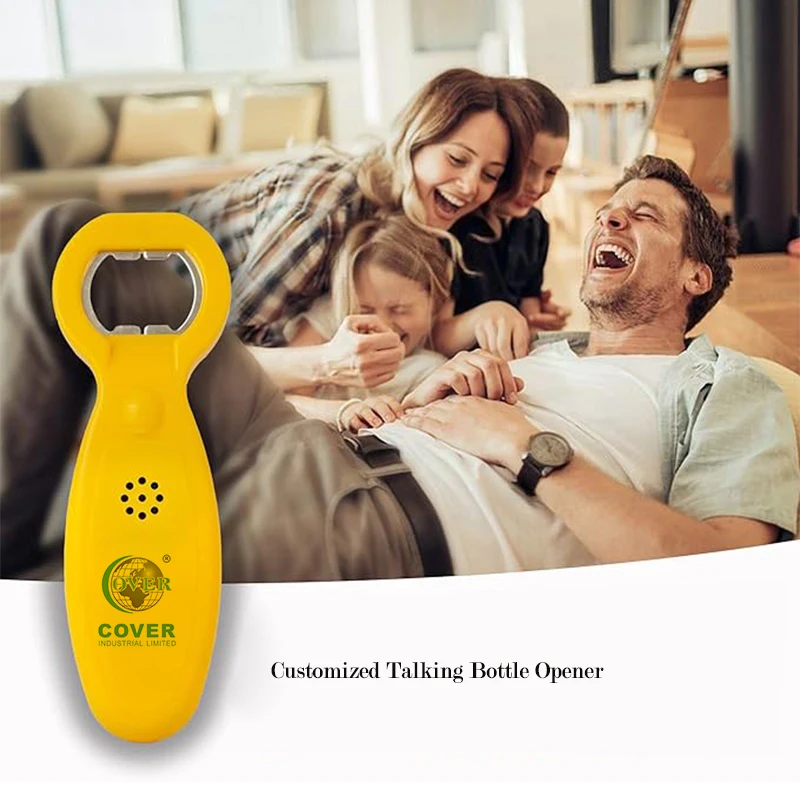 High Quality Antique Sound Voice Recording Music Beer Bottle Opener, Custom Sound Bottle Opener for Business Gifts
