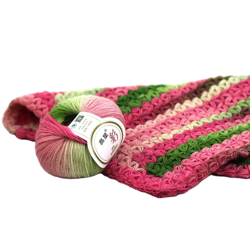 Free sample knitting yarn manufacturer SMB wholesale 50g skeins 100% wool roving yarn wool knitting yarn