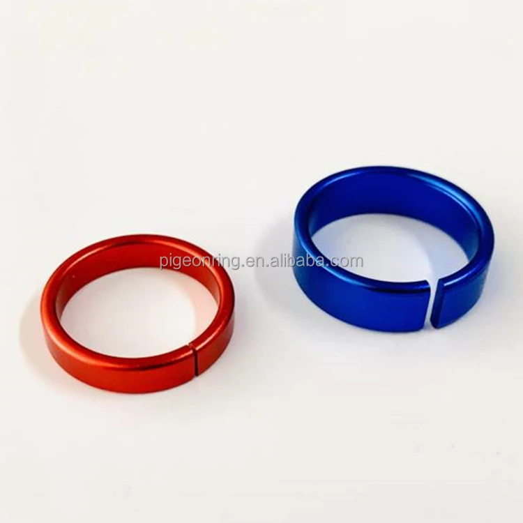 High Quality Big Size Open Aluminium Poultry Rings Split Aluminium Peacock Ring Ducks Leg Rings