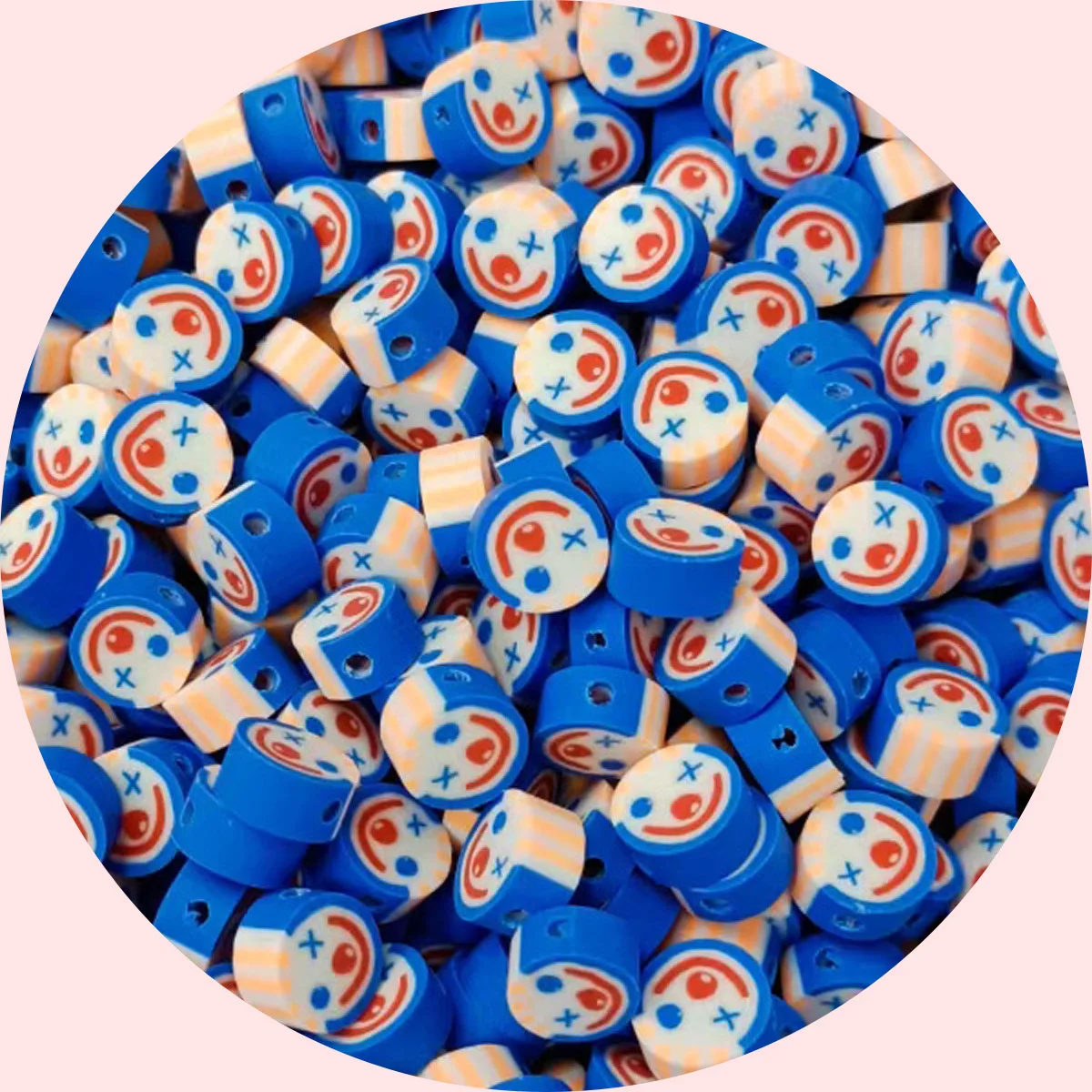1000pcs/bag Clay Sliced Beads Set of Halloween Hole for Crossborder Craft jewelry beads for jewelry making