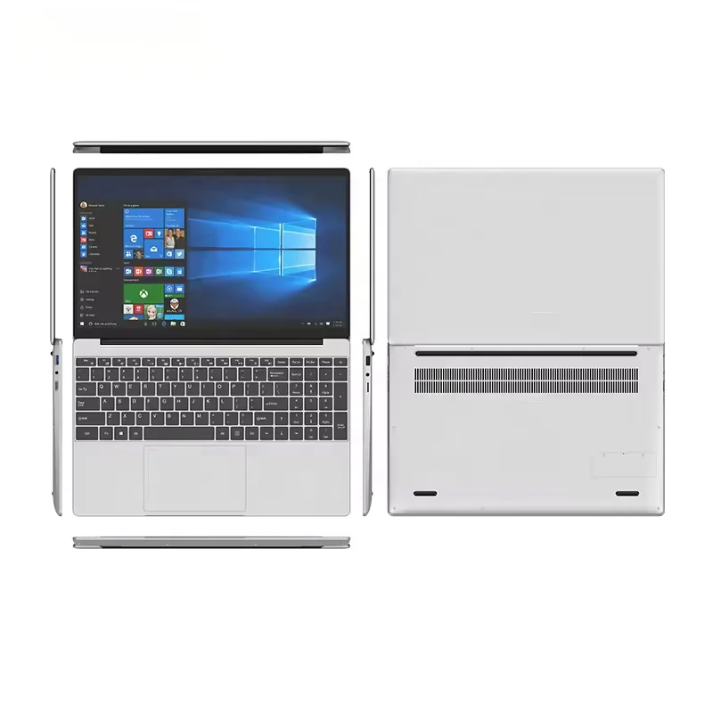 Factory Outlet OEM ODM Slim Laptop 15.6 inch Intel Processor Win 11 DDR4 8GB SSD 256 GB Laptop Computer Portable PC
