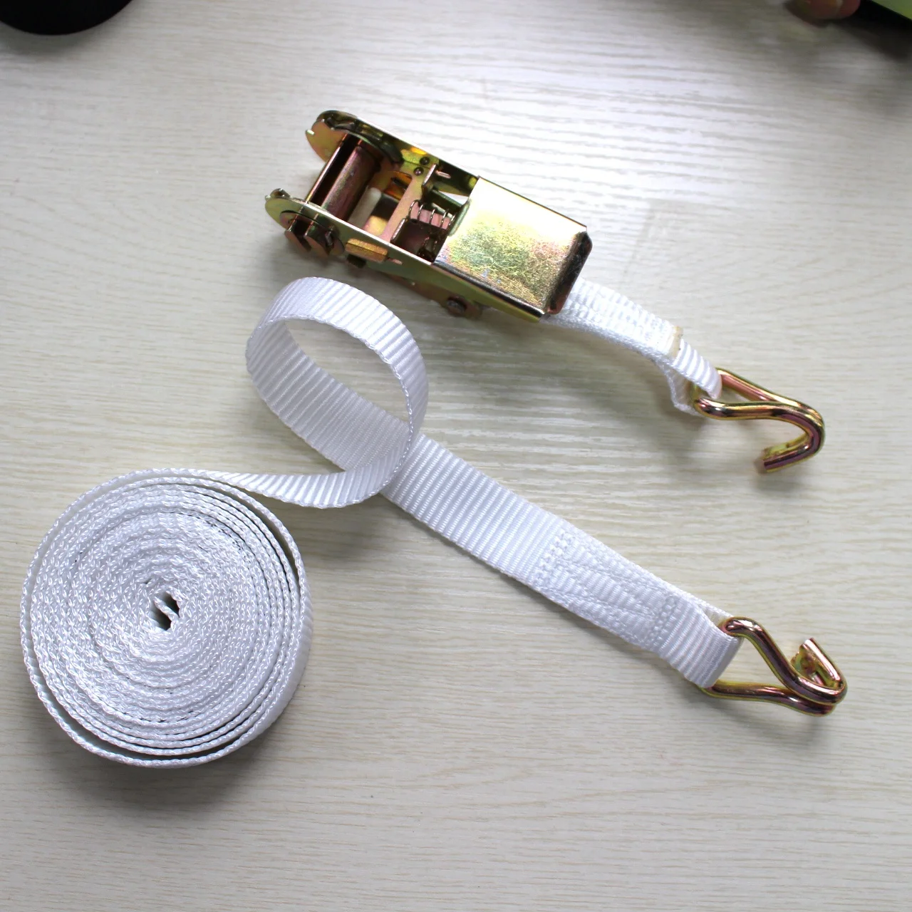 Custom ratchet belt buckle webbing strap