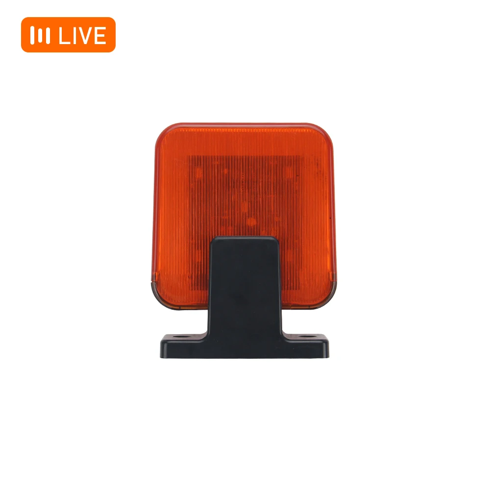 Wide Voltage Lamp(Jd08) Factory Price Automatic Electric Gate Security Strobe Warning Lamp 12-265V Ac/Dc Alarm Flash Lamp