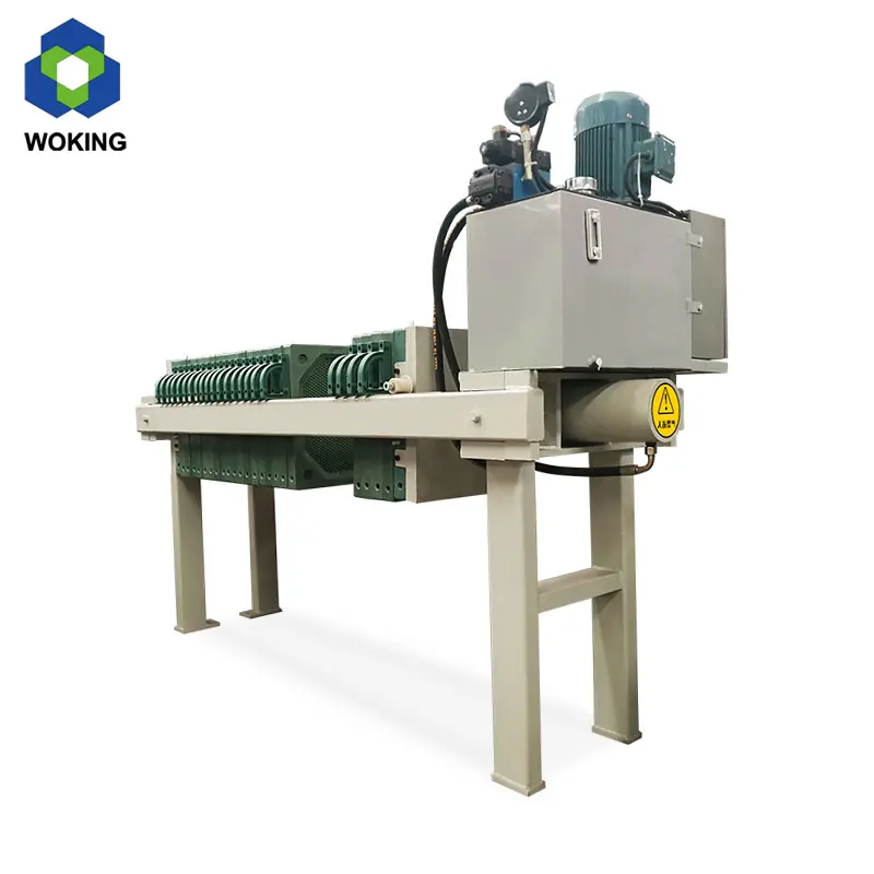 hydraulic filter press sludge dewatering