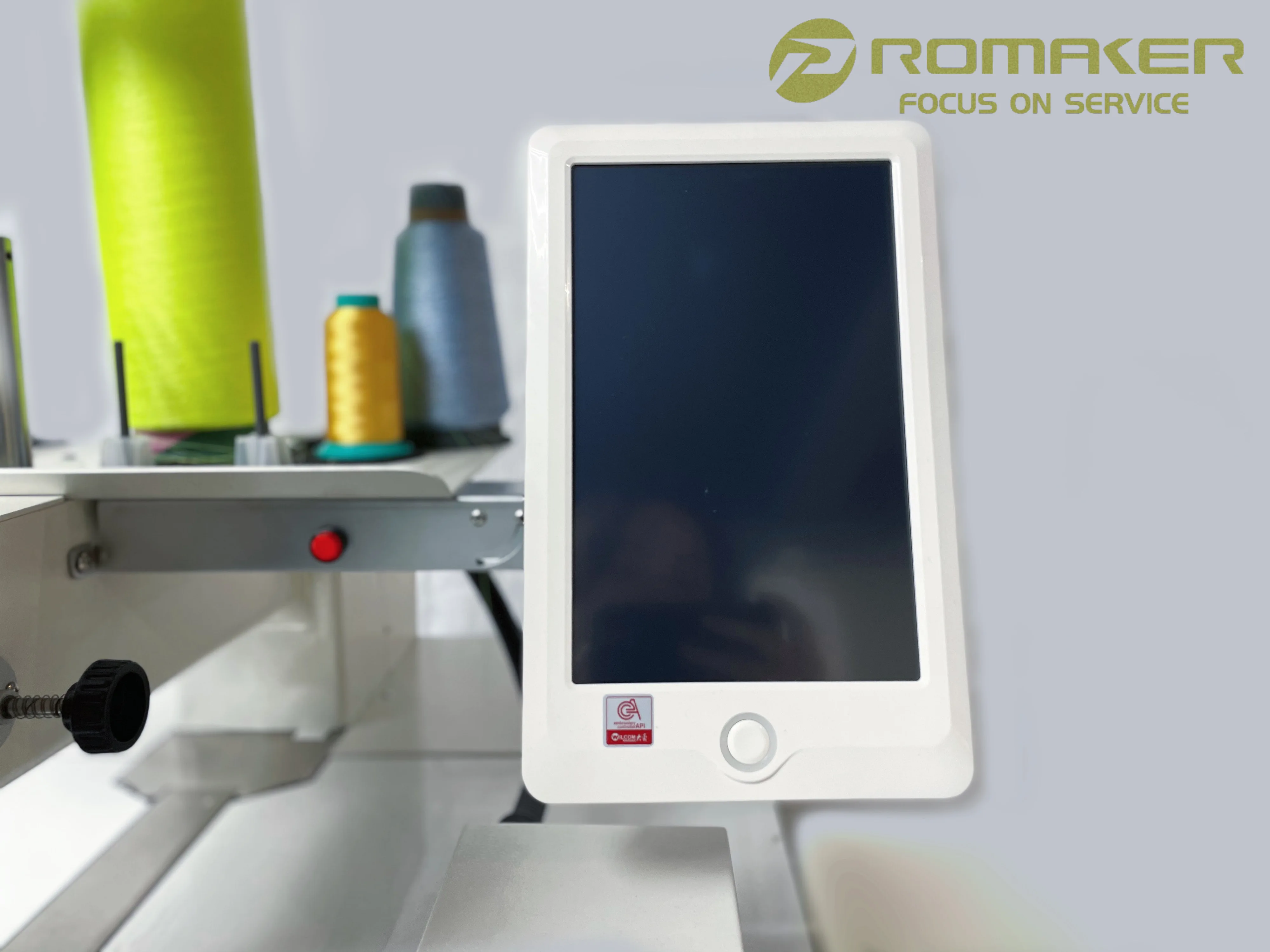Big Flat Single Head Embroidery Machine Computerized 12/15 Needles Dahao chenille chain stitches machine for