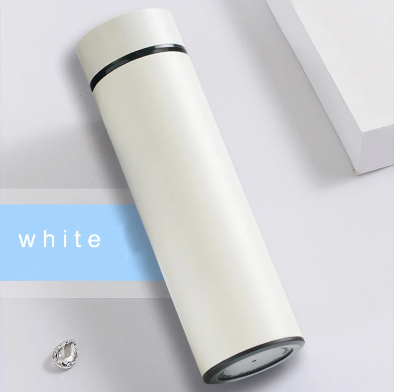 Thermal Coffee Thermos Car Water Bottle 500ml Intelligent Temperature Cold Hot Cup Stainless Steel Vacuum Flask for Gym Travel