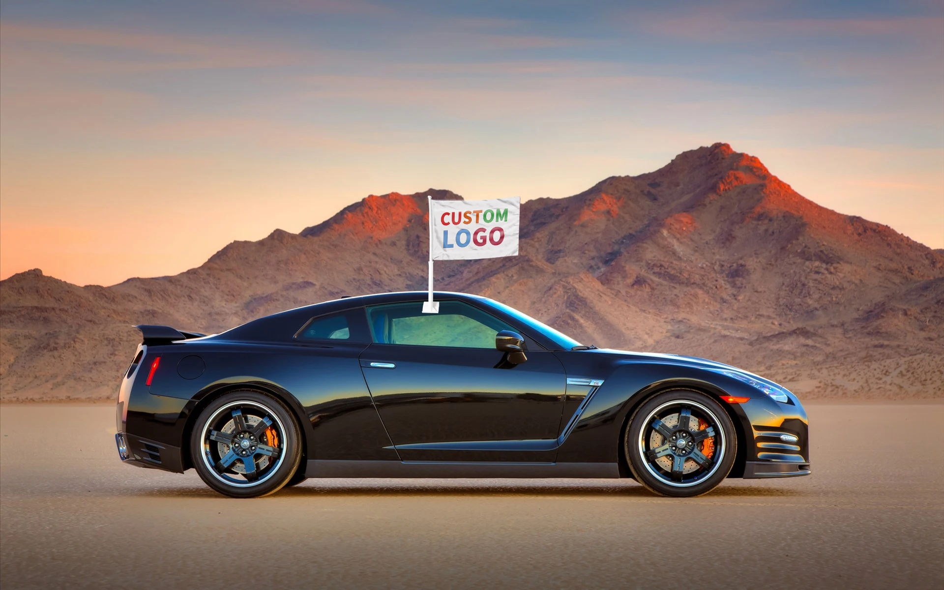 Custom Logo  National Style Flag blank Print  Imprint 12X18 Size Car Flag