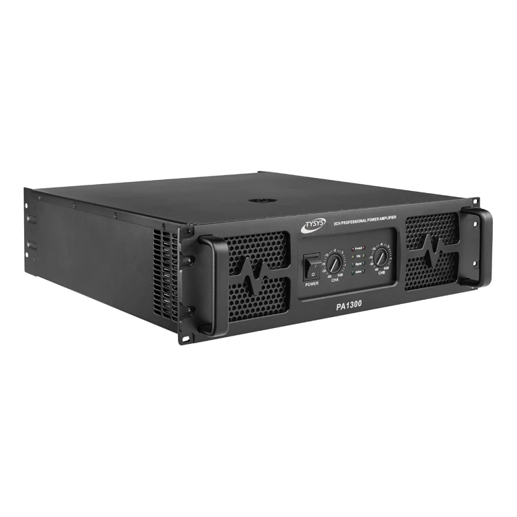 Custom ODM/OEM 1300w 3u Digital Power Amplifier 2 Channel Class H amplifiers sound equipment amplifiers
