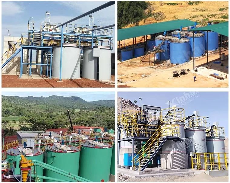 Leaching Tank Mineral Mixing Tank Ore Mixing Flocculent Barrel Blender Leaching Agitation Tank