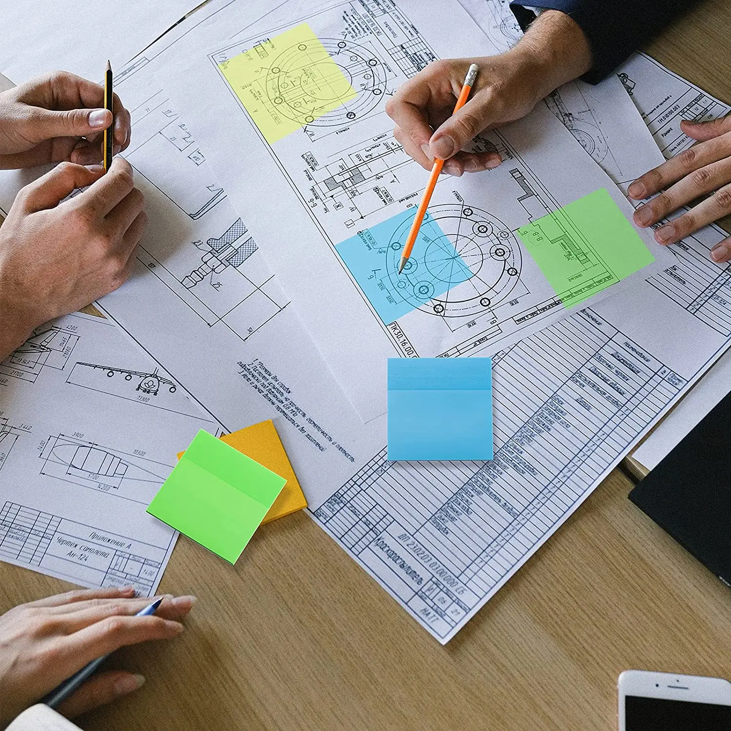 custom colour stationaries see through pastel memo pad kawaii translucent set cute clear transparent sticky notes