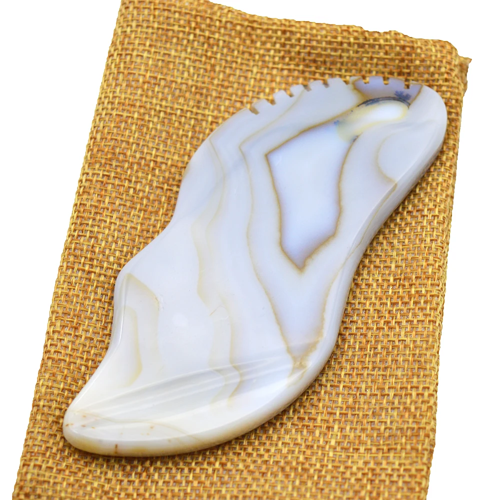 2023 Best Seller Grey Agate Gua Sha Guasha Massager Tool For Body