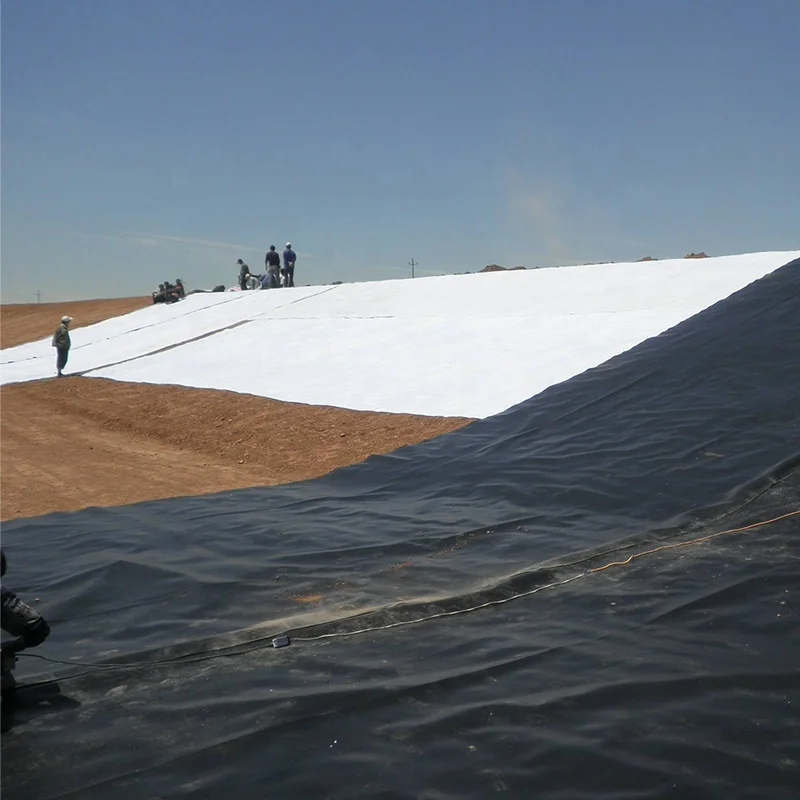 Black PP Woven Fabric Polypropylene Geotextile