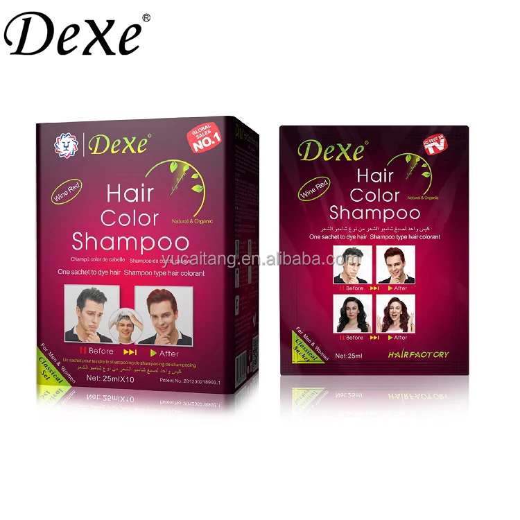 Dexe 3D Bubble Hair Color Sachet Black Cream Specially Bag for Packaging Ammonia Free PPD Free best quality low price