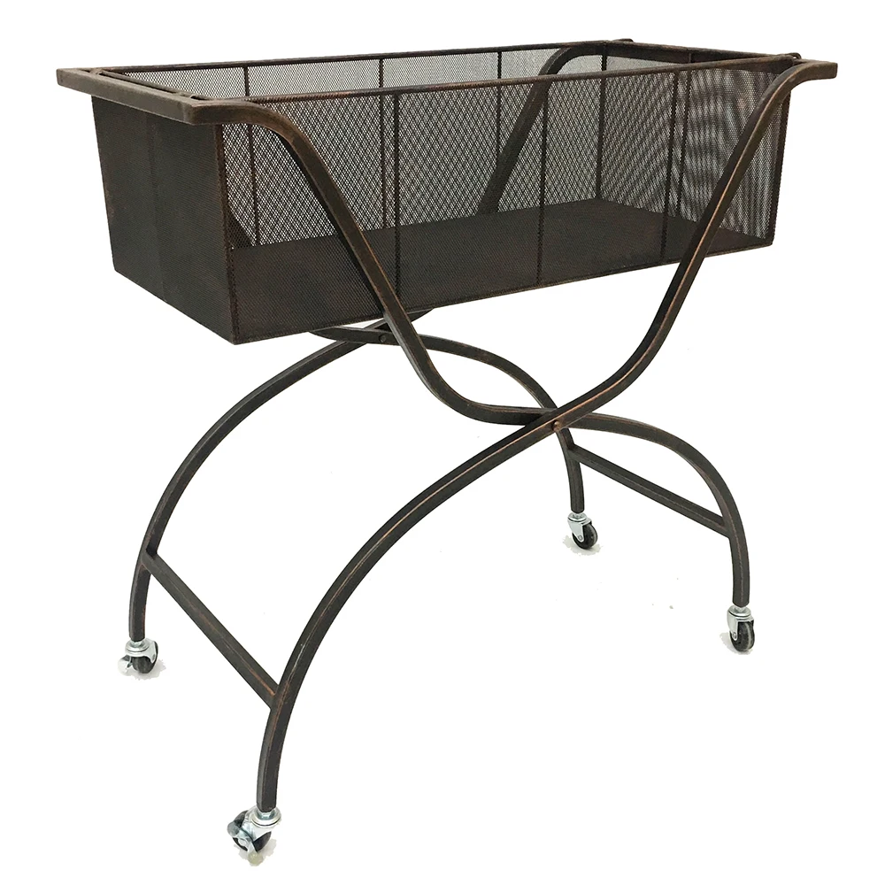 Горячая Распродажа, новый дизайн, металлическая блестящая натуральная трава, ручная работа, сетка, железная кухонная корзина для хранения