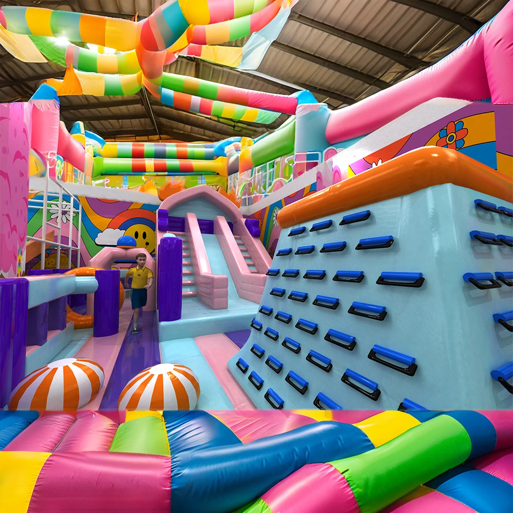 Commercial Indoor Soft Play Set for Kids Theme Park Playground Equipment Plastic Wood Maze for  Shopping Mall park equipment