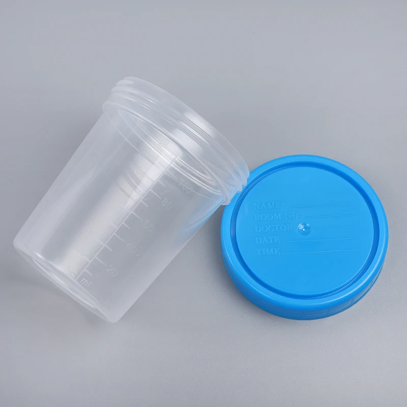 Sterilized Disposable 120ml Urine Cup With Easy-Open Cap for Convenient Urine Analysis