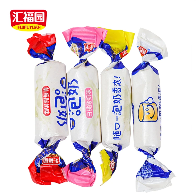 
Traditional manual fruit yogurt milk candy 