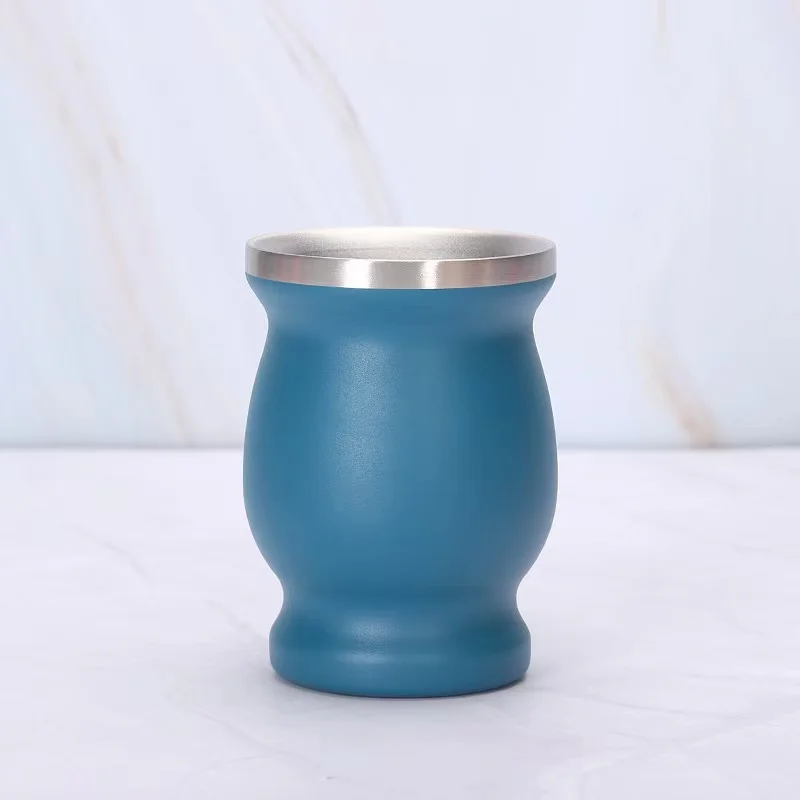 Лидер продаж Yerba Mate 18/8 из нержавеющей стали двойная стенка 8 унций чашка для мате бомба