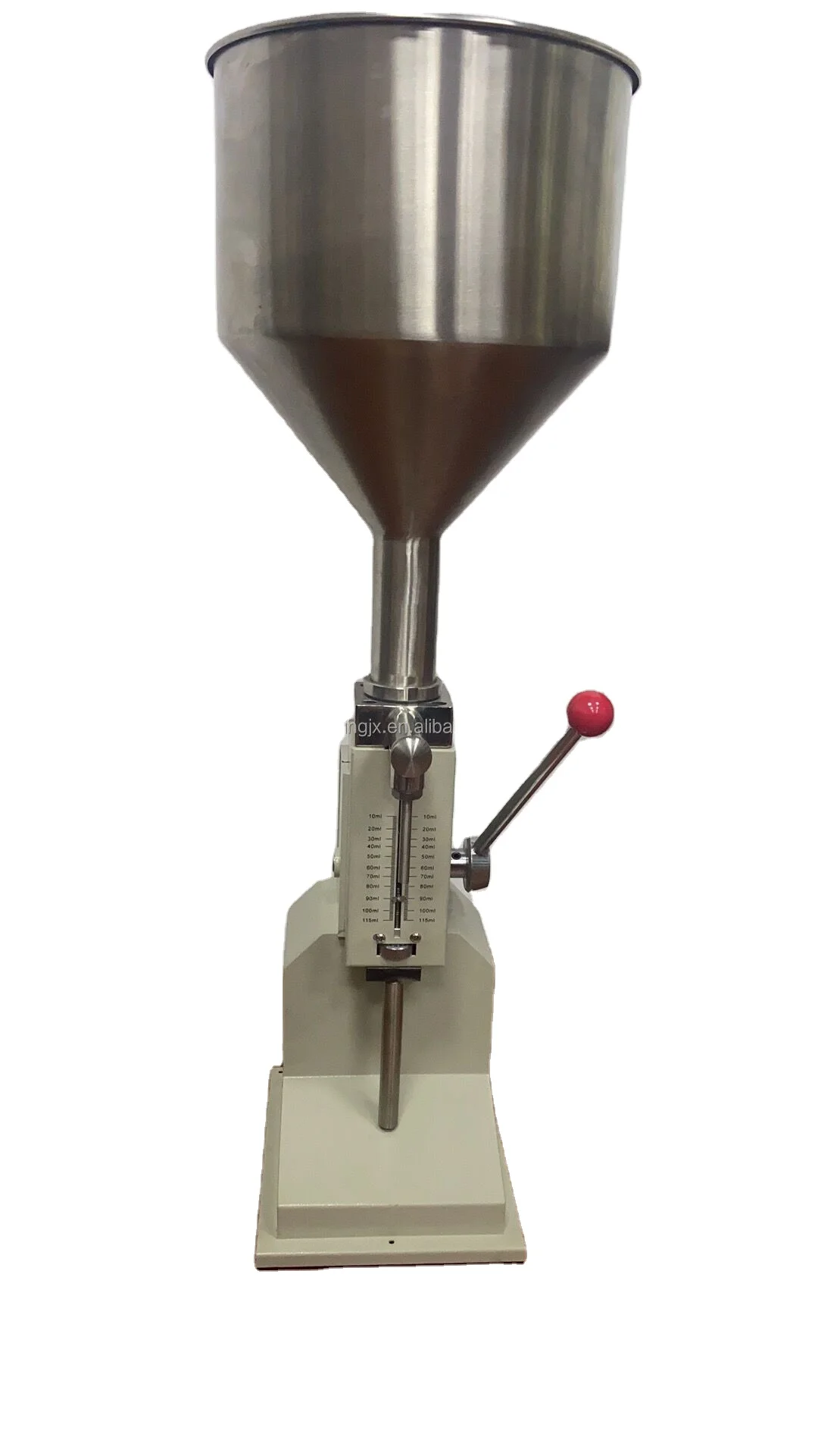 A03 115ml Manual Liquid And Paste Filler Cosmetic Shampoo Cream Bottle Filling Machine