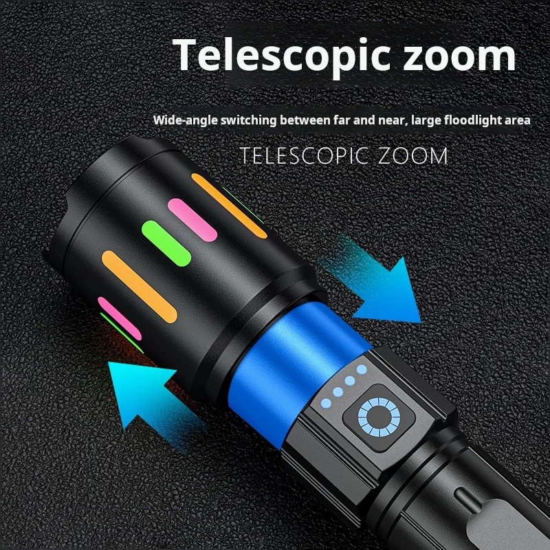 Xinsite Outdoor Long-range Aluminum Flashlight Waterproof Focusable White Laser Flashlight