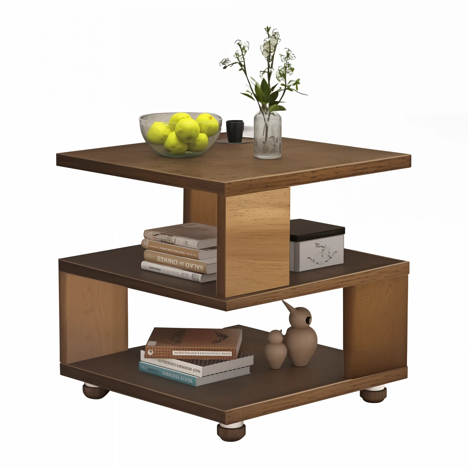 Modern Minimalist Storage Cabinet Night Stand Hot Selling MDF Panel Bedside Tables for Bedroom Hotel Living Room Made of Wood