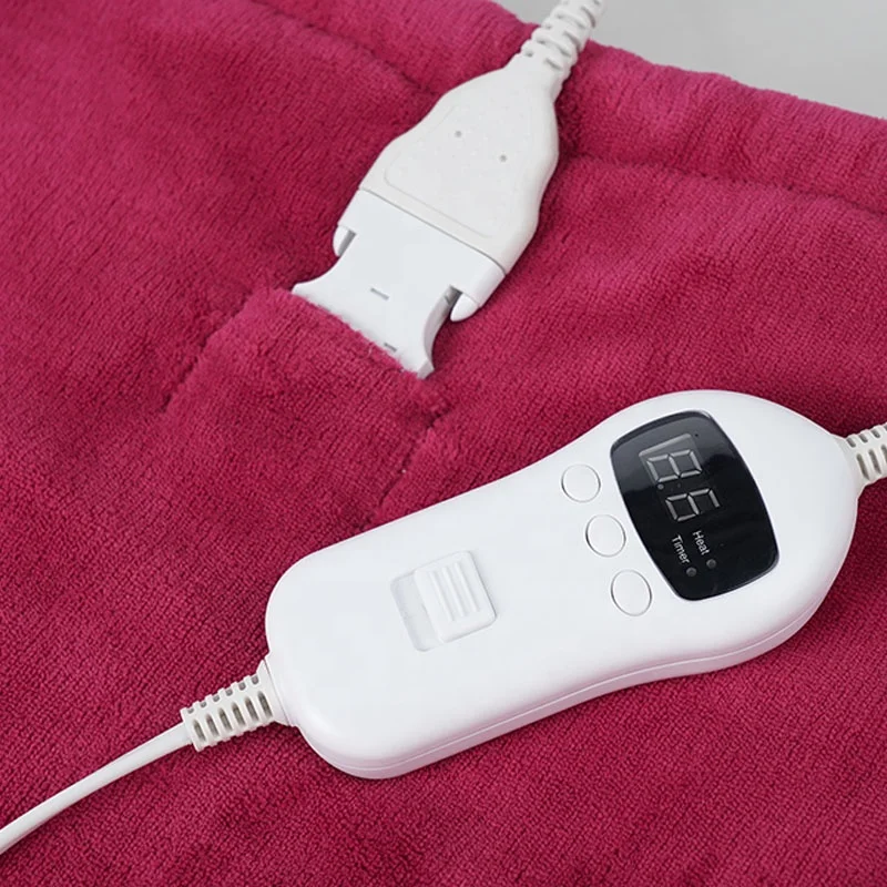 Machine Washable Safe Flannel Electric Heating Blanket With VDE Plug