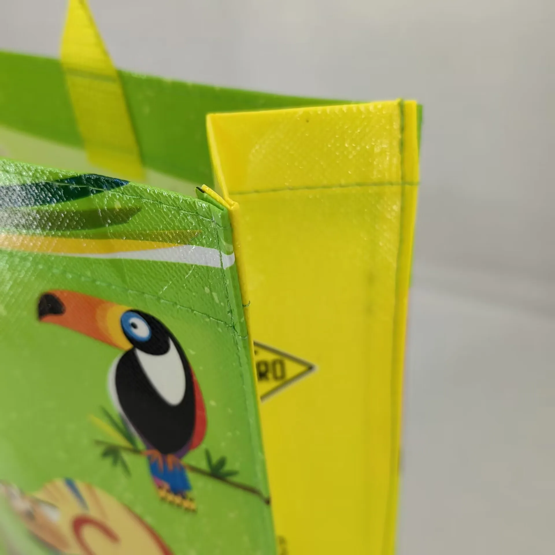 PP non woven laminated Promotions Advertising Animal Prints Pattern Woven Shopping Bag