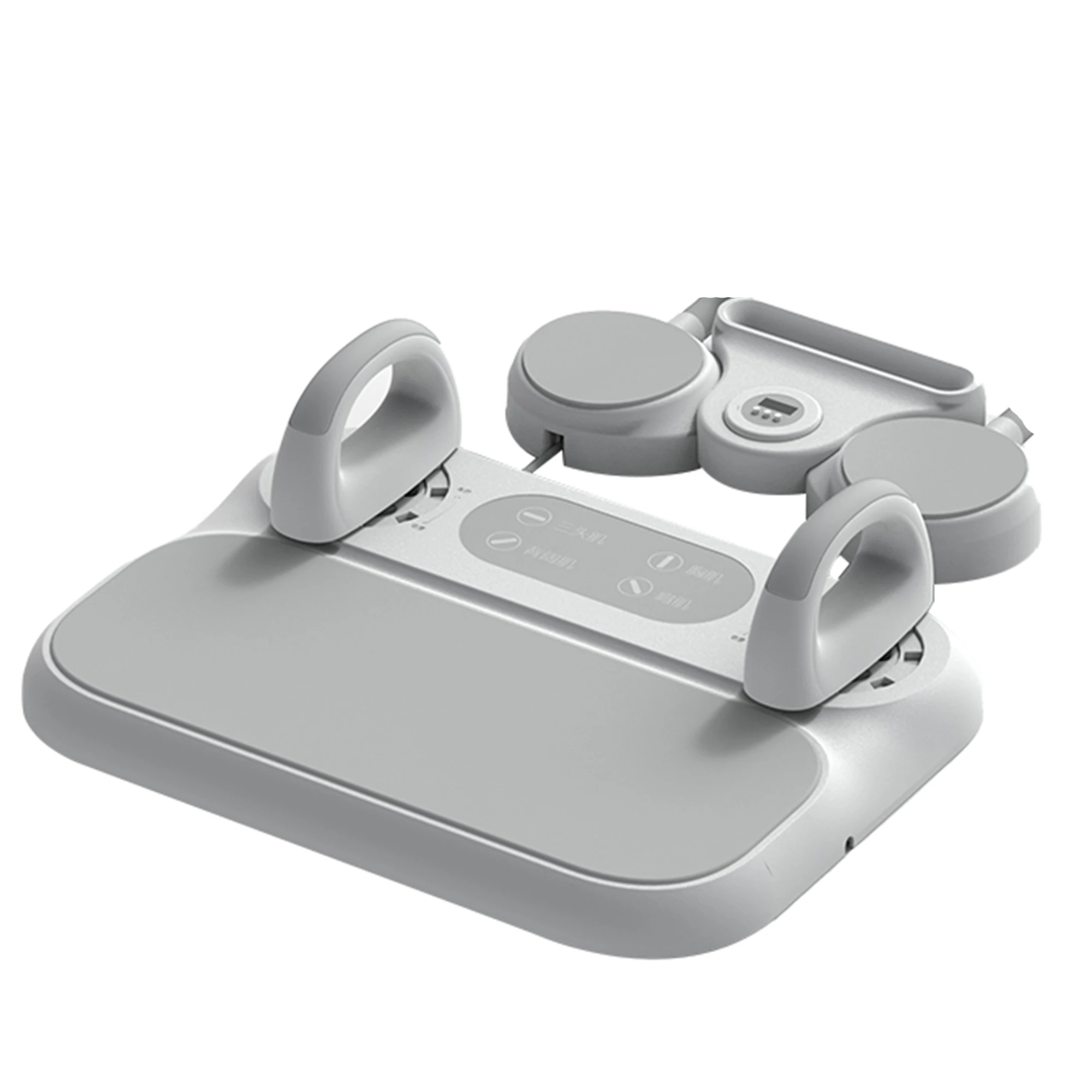 Multifunction Push Up Board with Rebound AB Wheel and Balance Board and Elastic Rope