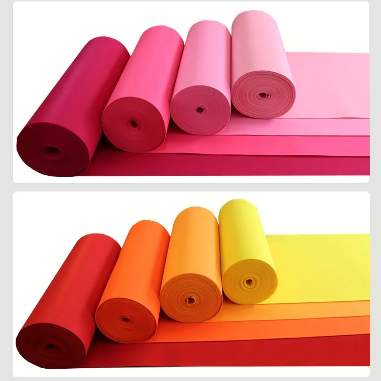 Felt Industrial pressed color 100% polyester felt for craft thickness 2mm 3mm 4mm 5mm 8mm factory price