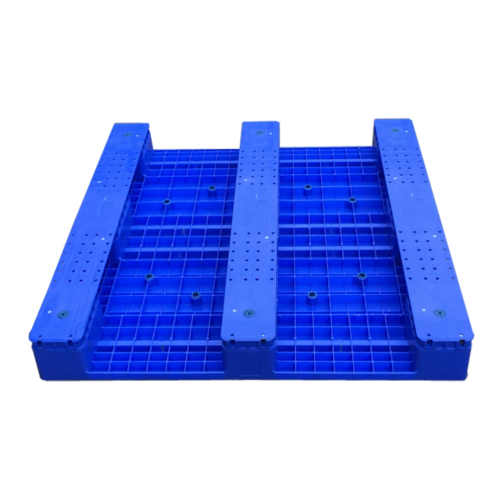 HUADING Pallets Heavy Duty Plastic China Manufacturer Accept Custom 1000*1000 Yes,with 7 Steel Tubes Plastic Pallets for Sale 1T