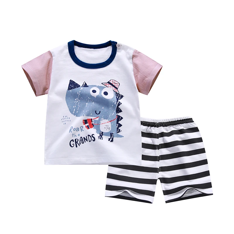 
children boutique clothing sports suit kids clothes baby boy summer clothes 2 pieces sets clothes for children 