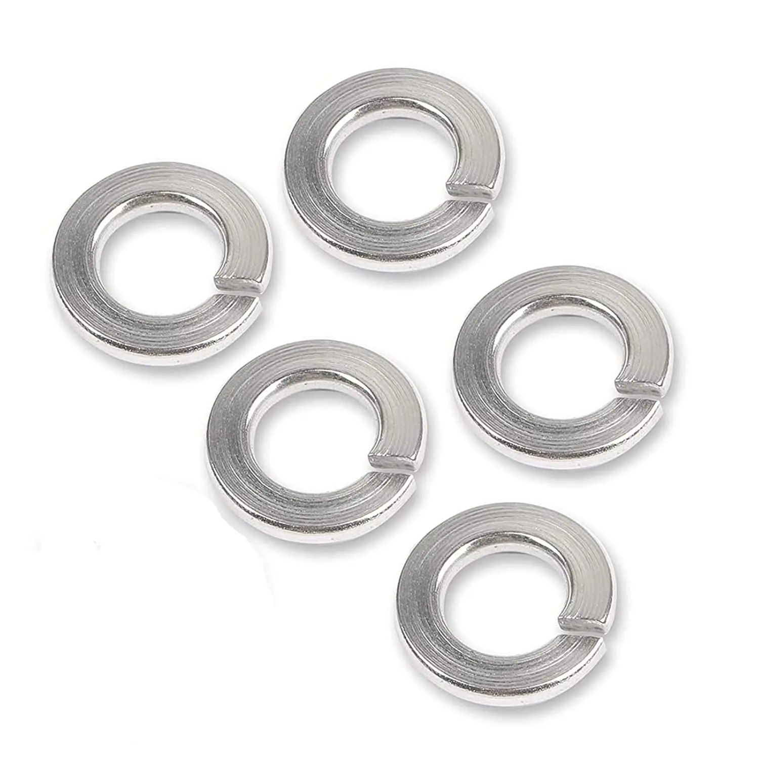 Wholeasle M6 Lock Washers, 304 Stainless Steel Split Lock Washers for Bolts