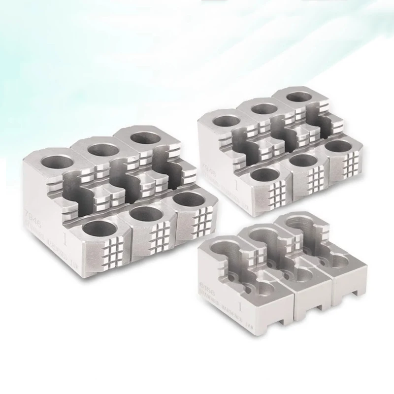 5 Inch Standard Jaw Steel Pneumatic Chuck 3 Jaw Hard Jaw For lathe chuck