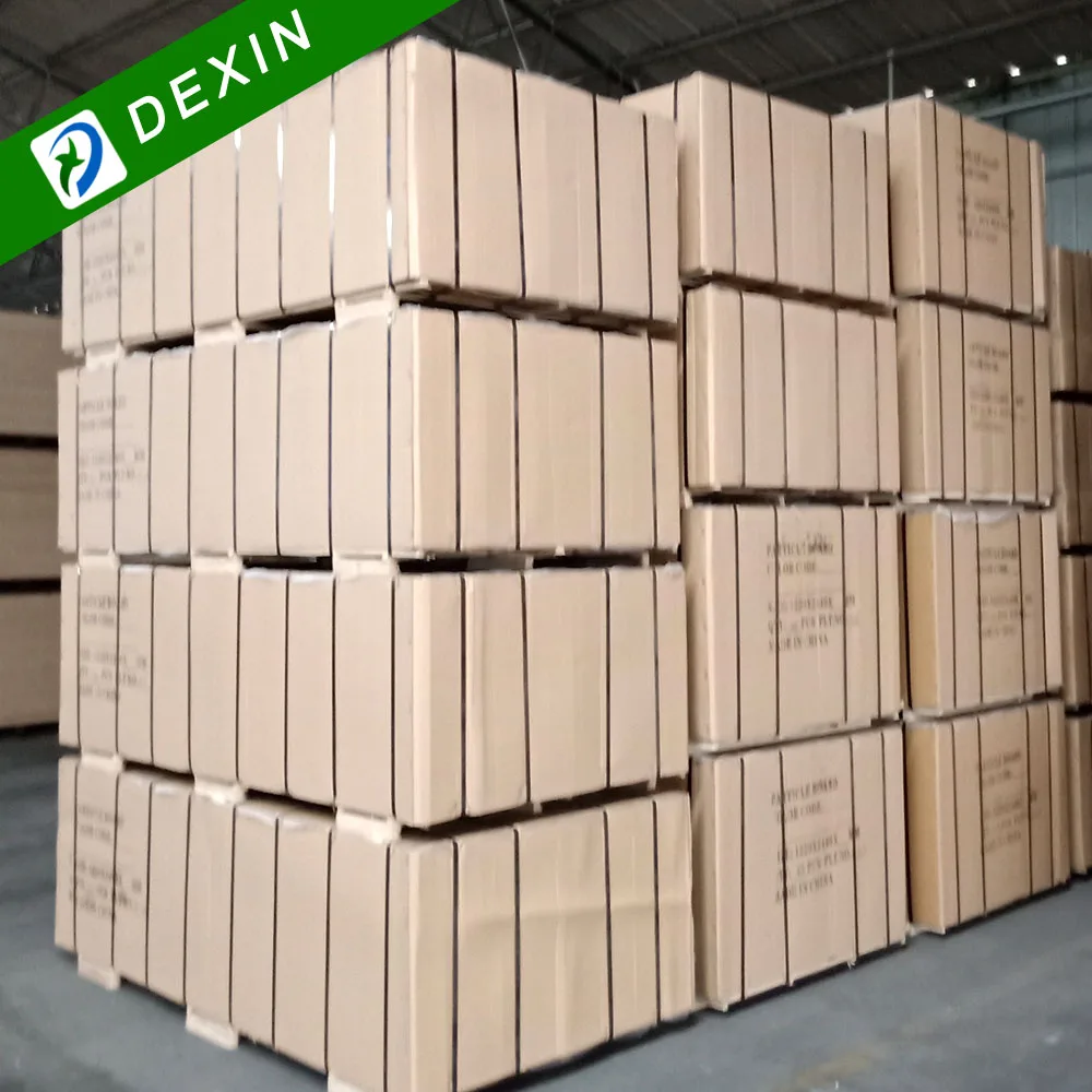 Wood Grain, Marble Grain, Solid Color 10mm 16mm 18mm White Melamine Faced Particle Board/ Chipboard for Furniture