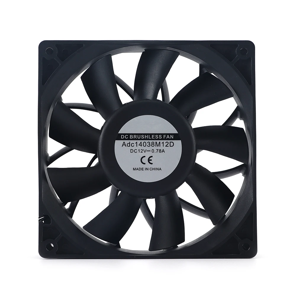 Aidecoolr 14038 2200 RPM Bldc Brushless 12v DC Motor 120mm Axial Cooling Electric Power Source 24v Voltage Server Inverter Fans